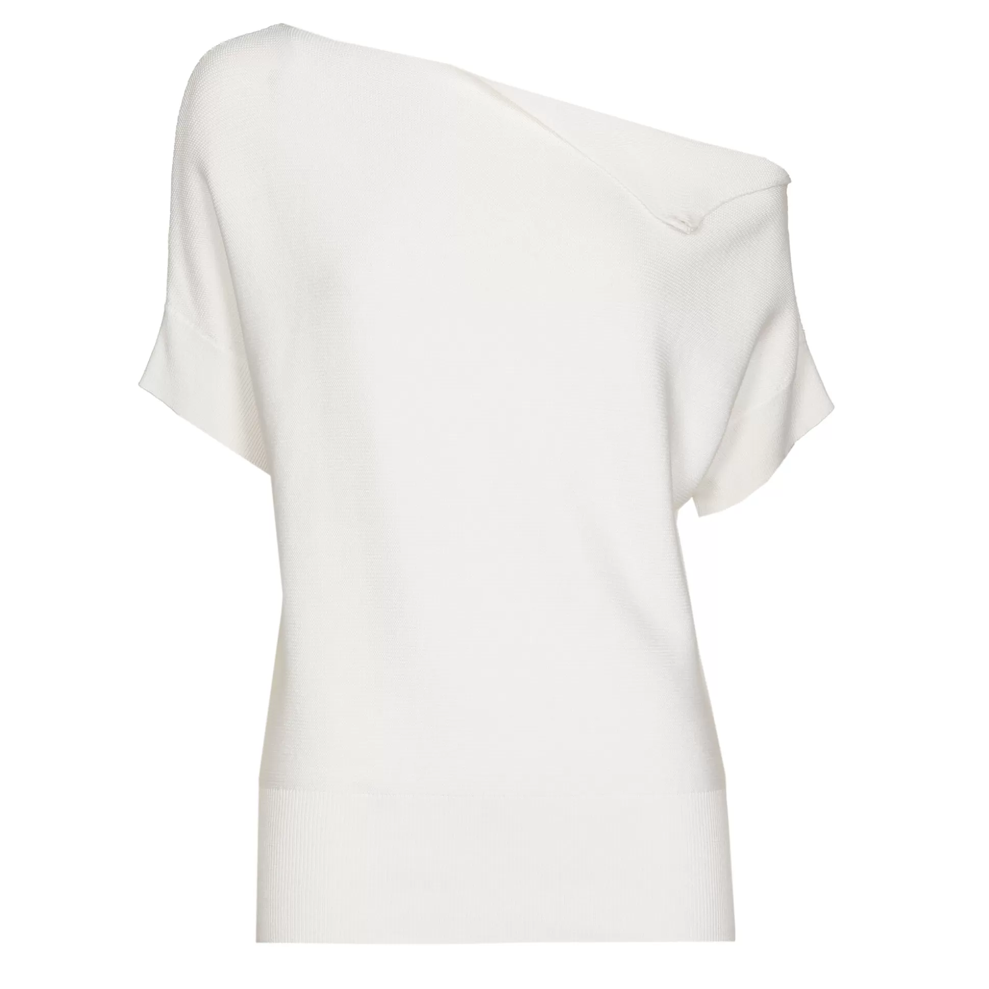 Clearance 1246-91 / Fijn Gebreide Top Met Schoudereffect Vrouwen Pulls