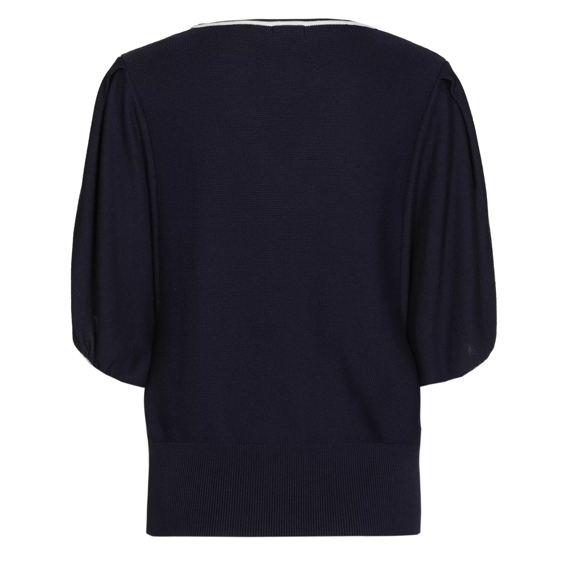 Outlet 1247-21 / Fijn Gebreide Pull Met Mouweffect Vrouwen Pulls