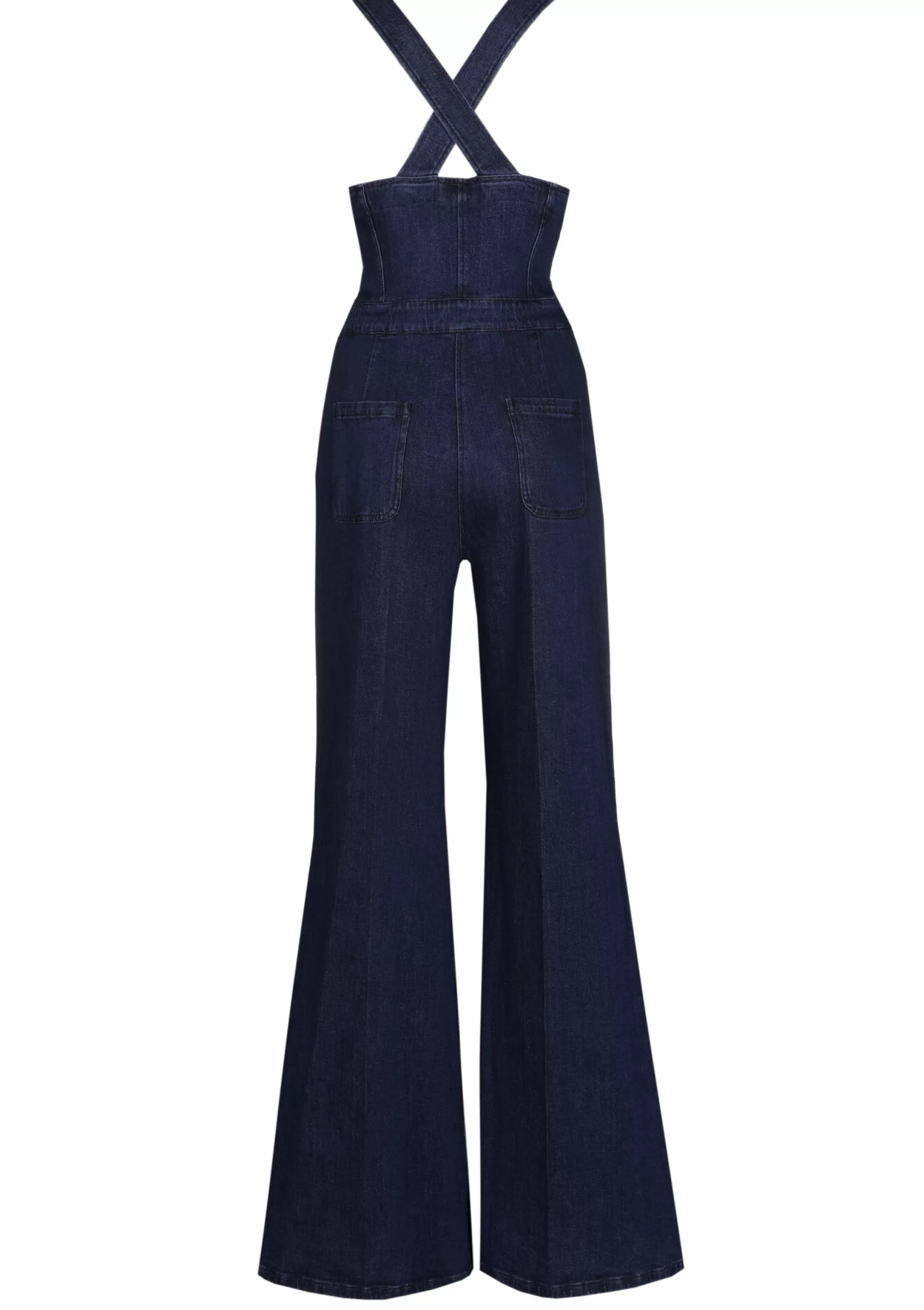 Flash Sale 1514-23 / Comfortabele Overall In Jeans, Wijd Been Vrouwen Broeken