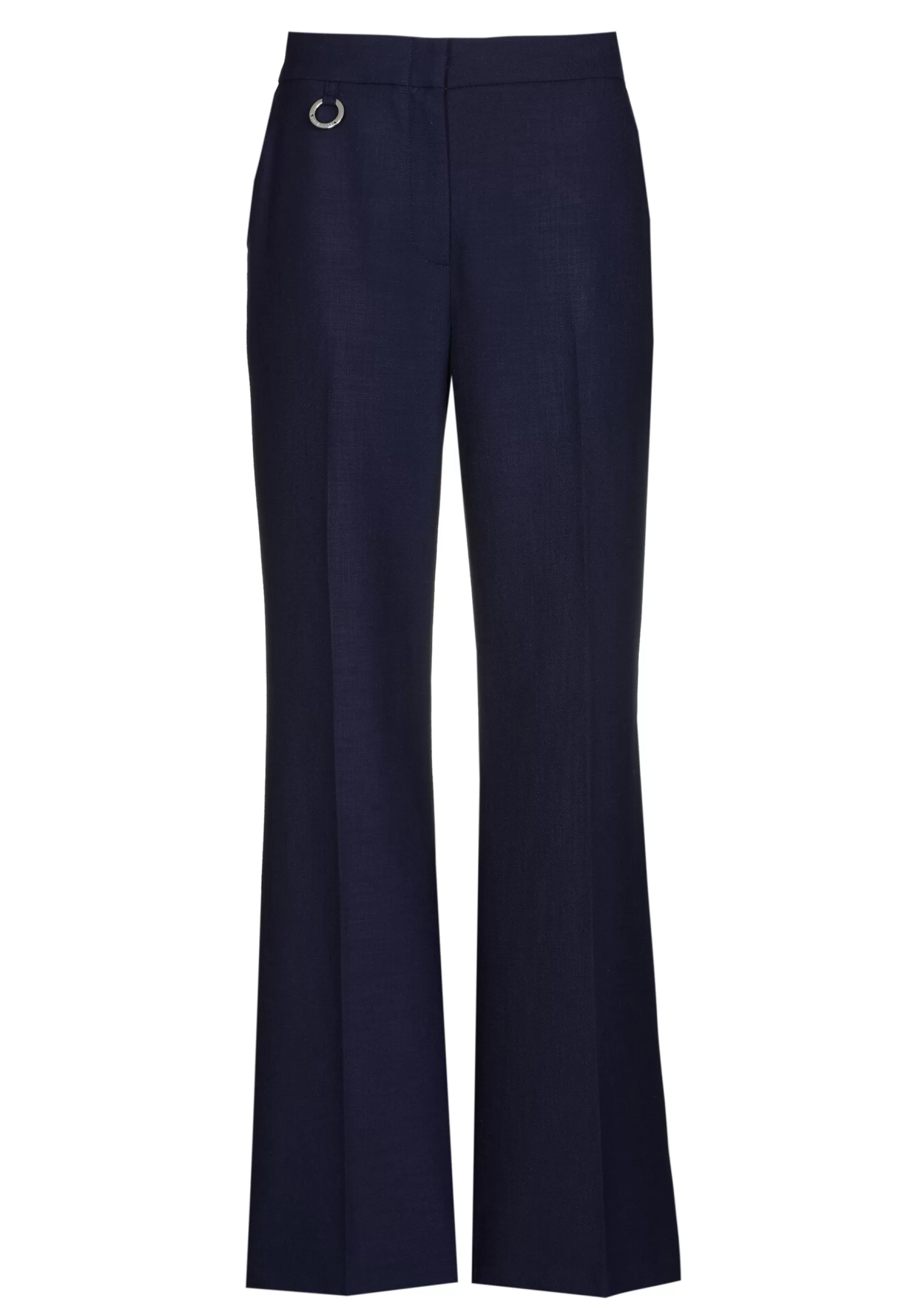 New 1523-21 / Comfortabele Citylook Broek, Recht Been, Normal Waist Vrouwen Broeken
