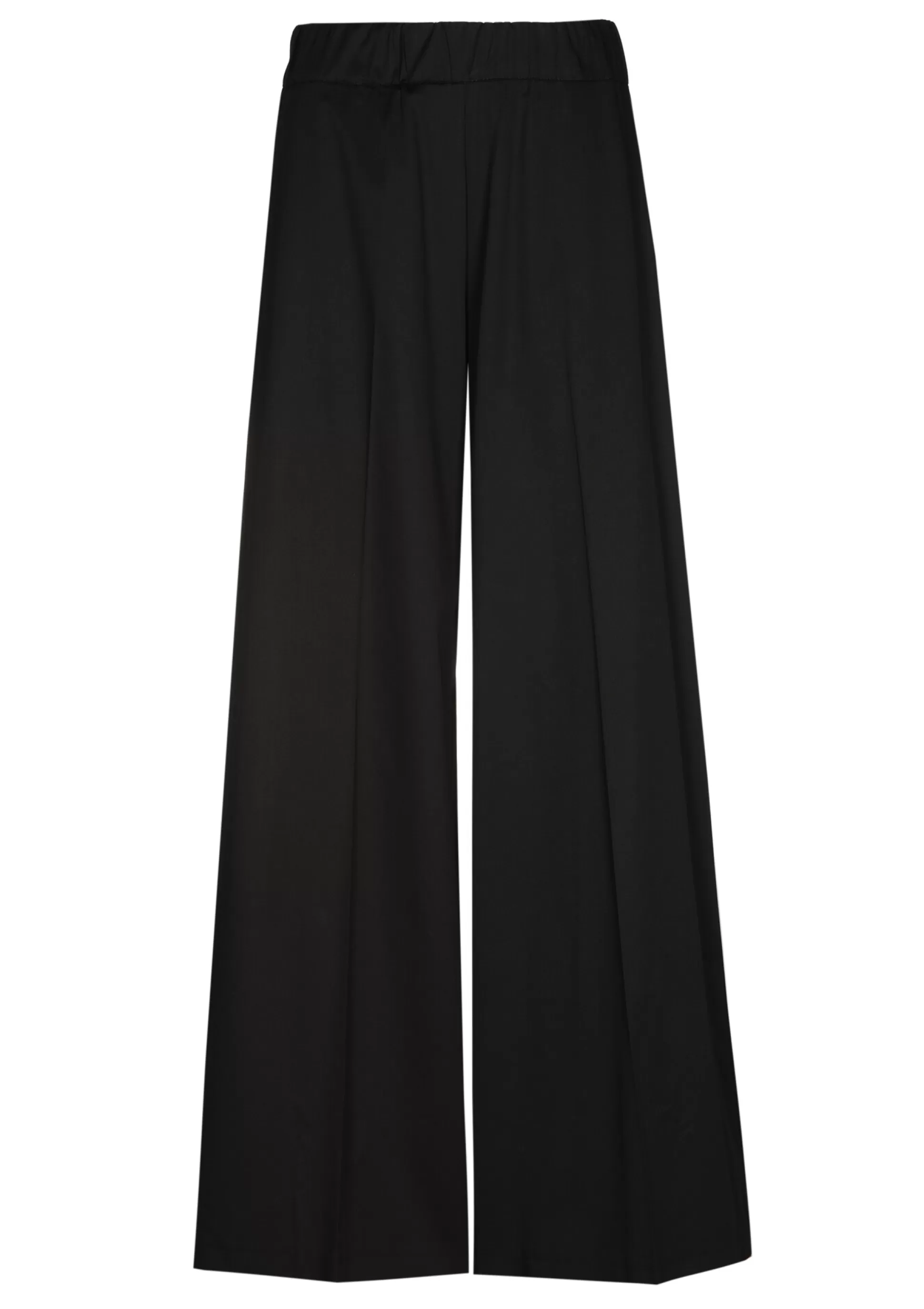 New 1569-10 / Comfortabele Wijde Broek In Katoen, Normal Waist Vrouwen Broeken