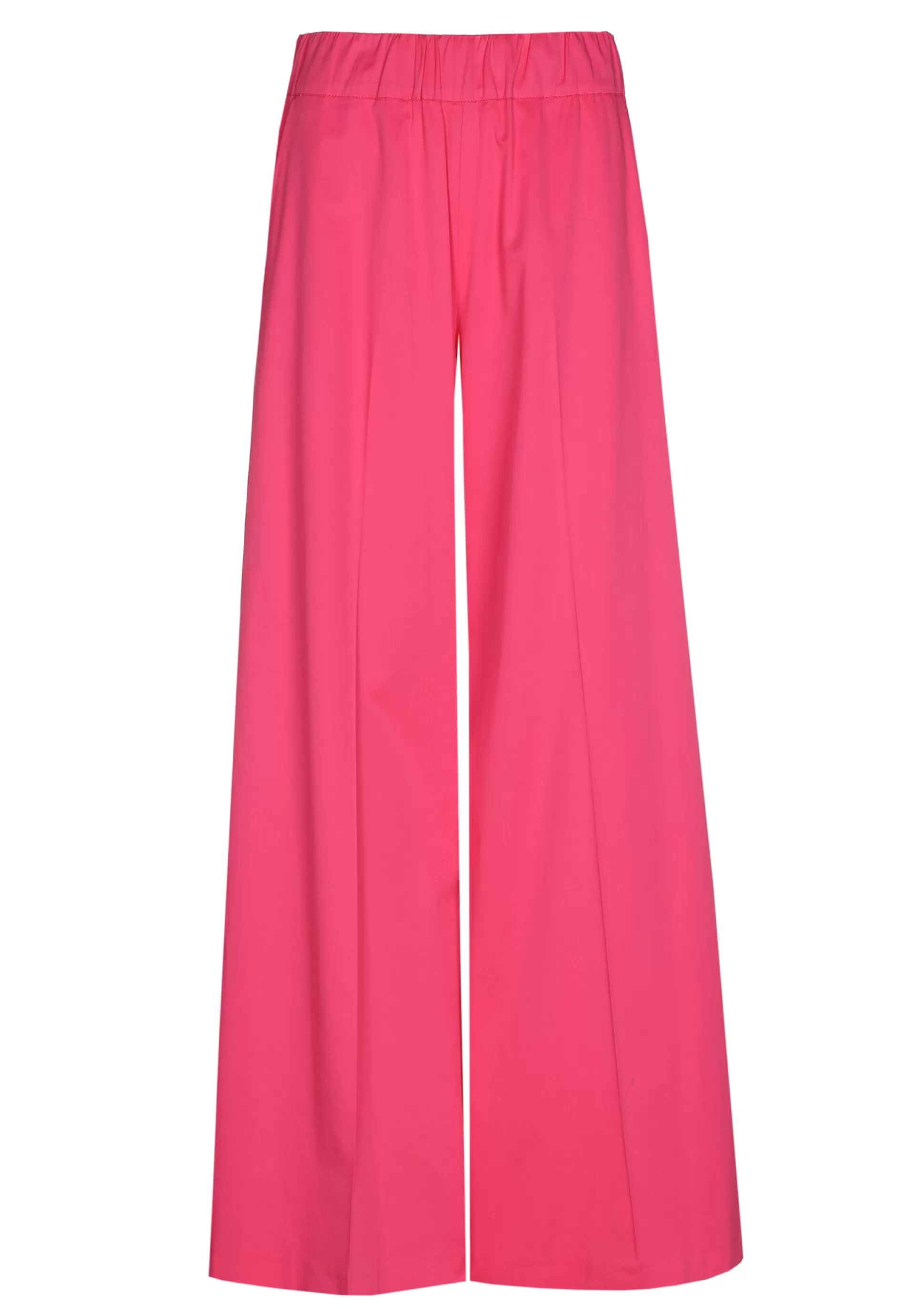 Shop 1569-74 / Comfortabele Wijde Broek In Katoen, Normal Waist Vrouwen Broeken