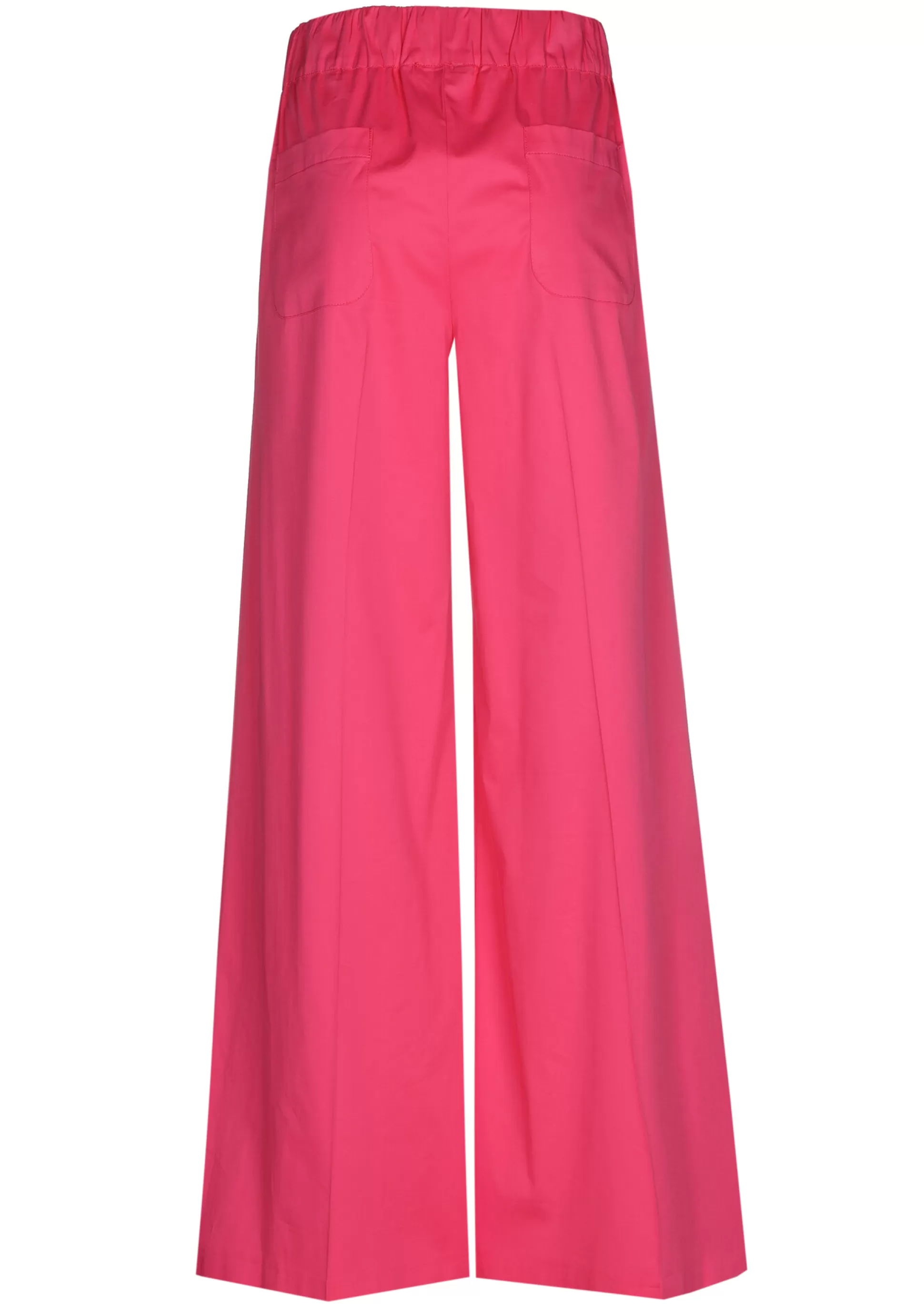 Shop 1569-74 / Comfortabele Wijde Broek In Katoen, Normal Waist Vrouwen Broeken