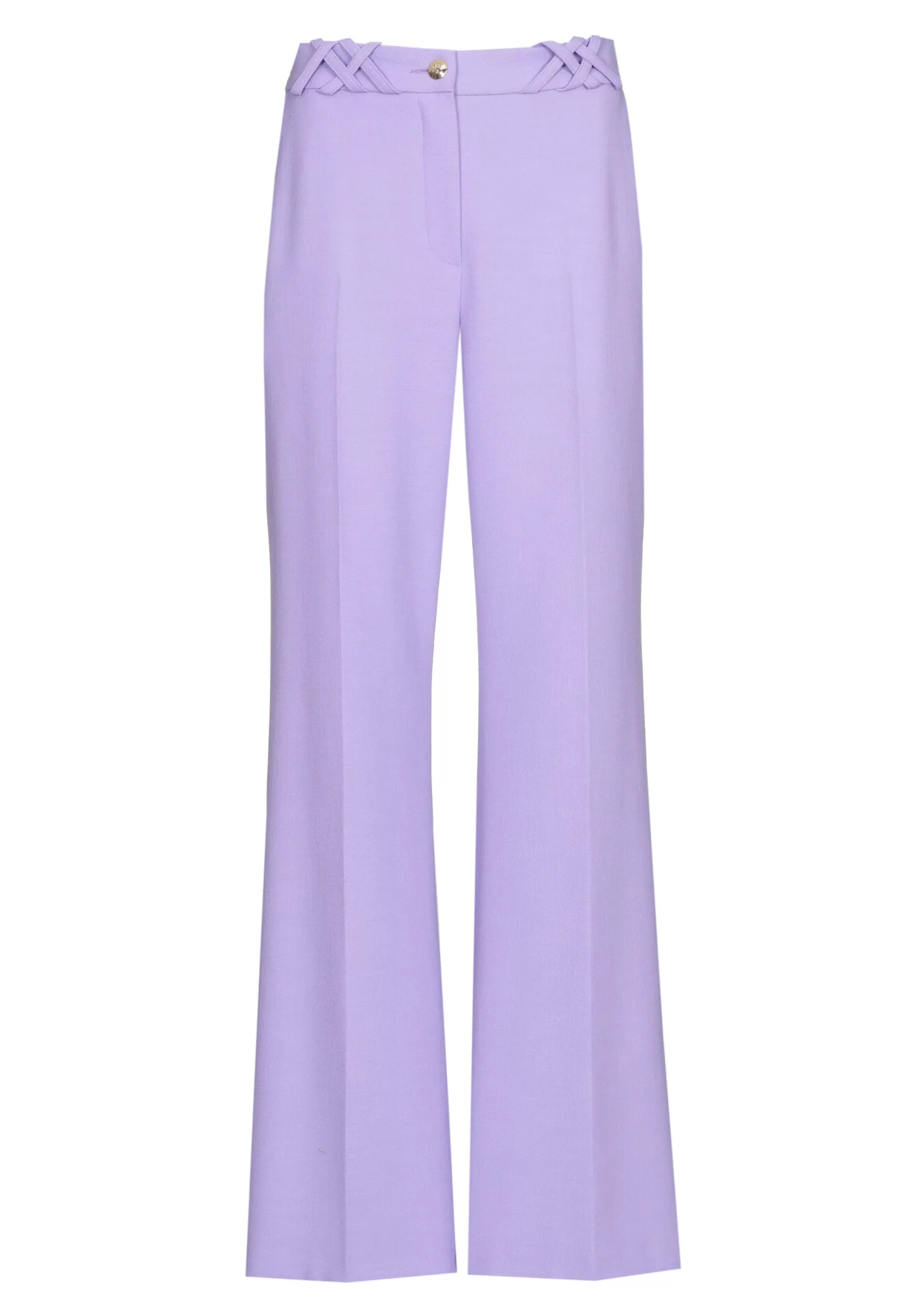 New 1581-46 / Comfortabele Geklede Broek, Recht Been, Normal Waist Vrouwen Broeken