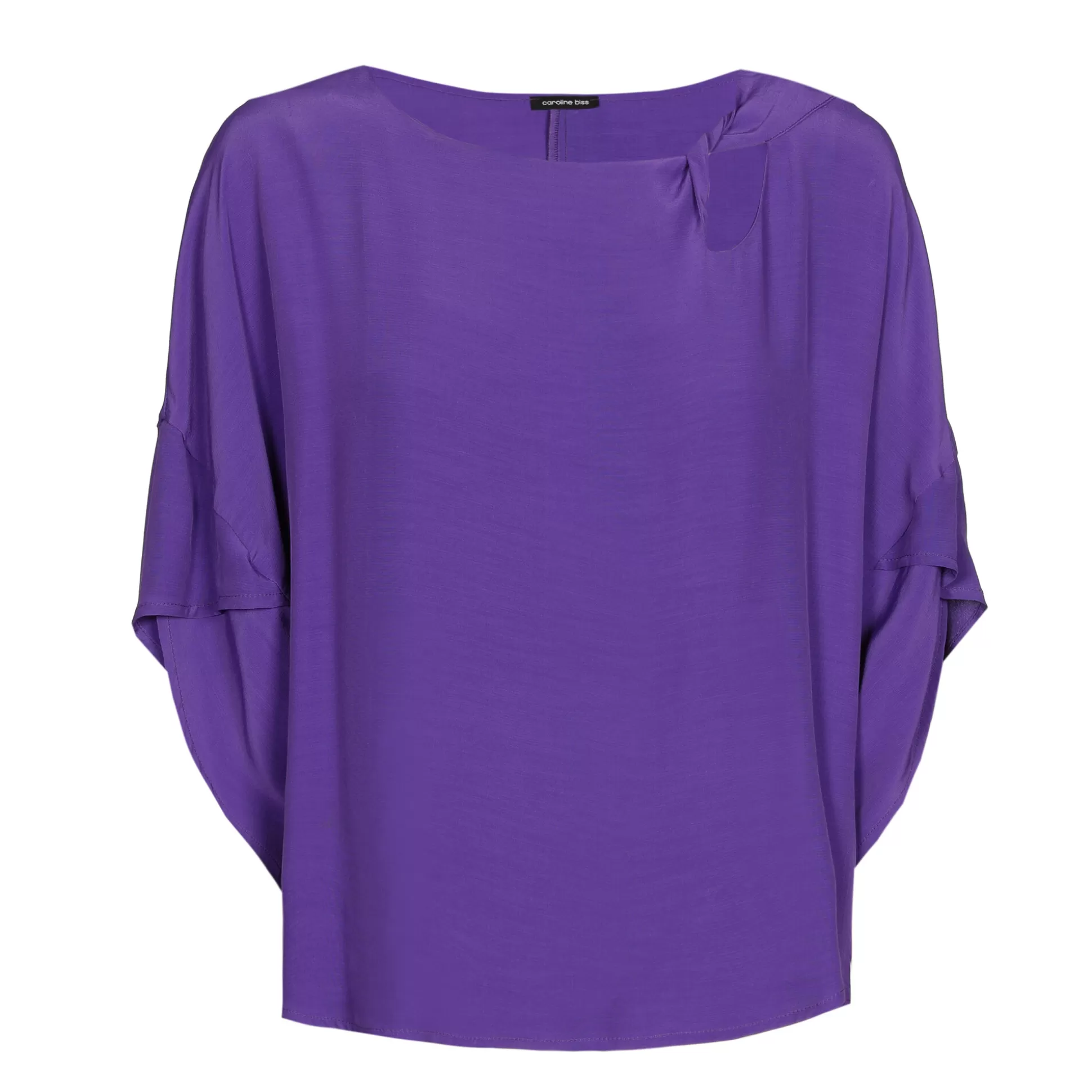 Clearance 1617-45 / Korte Soepelvallende Top Vrouwen Tops