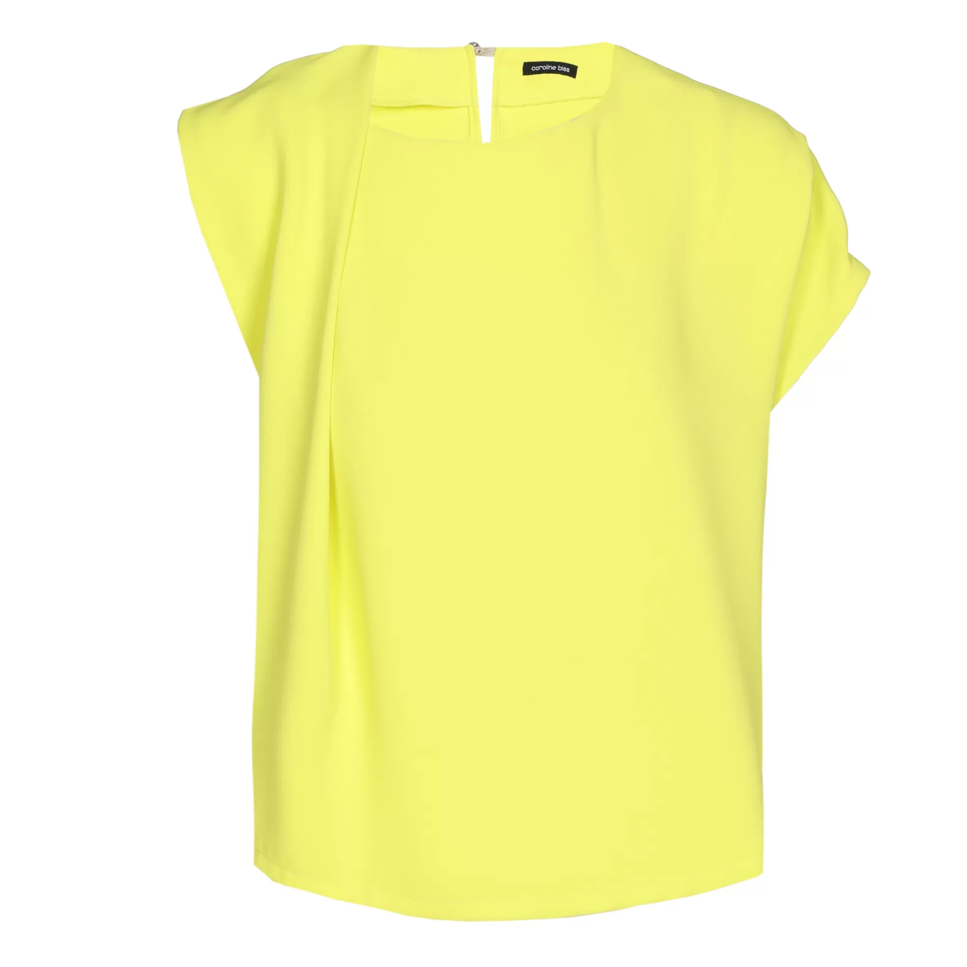 Best Sale 1621-80 / Soepelvallende Asymmetrische Korte Top Vrouwen Tops