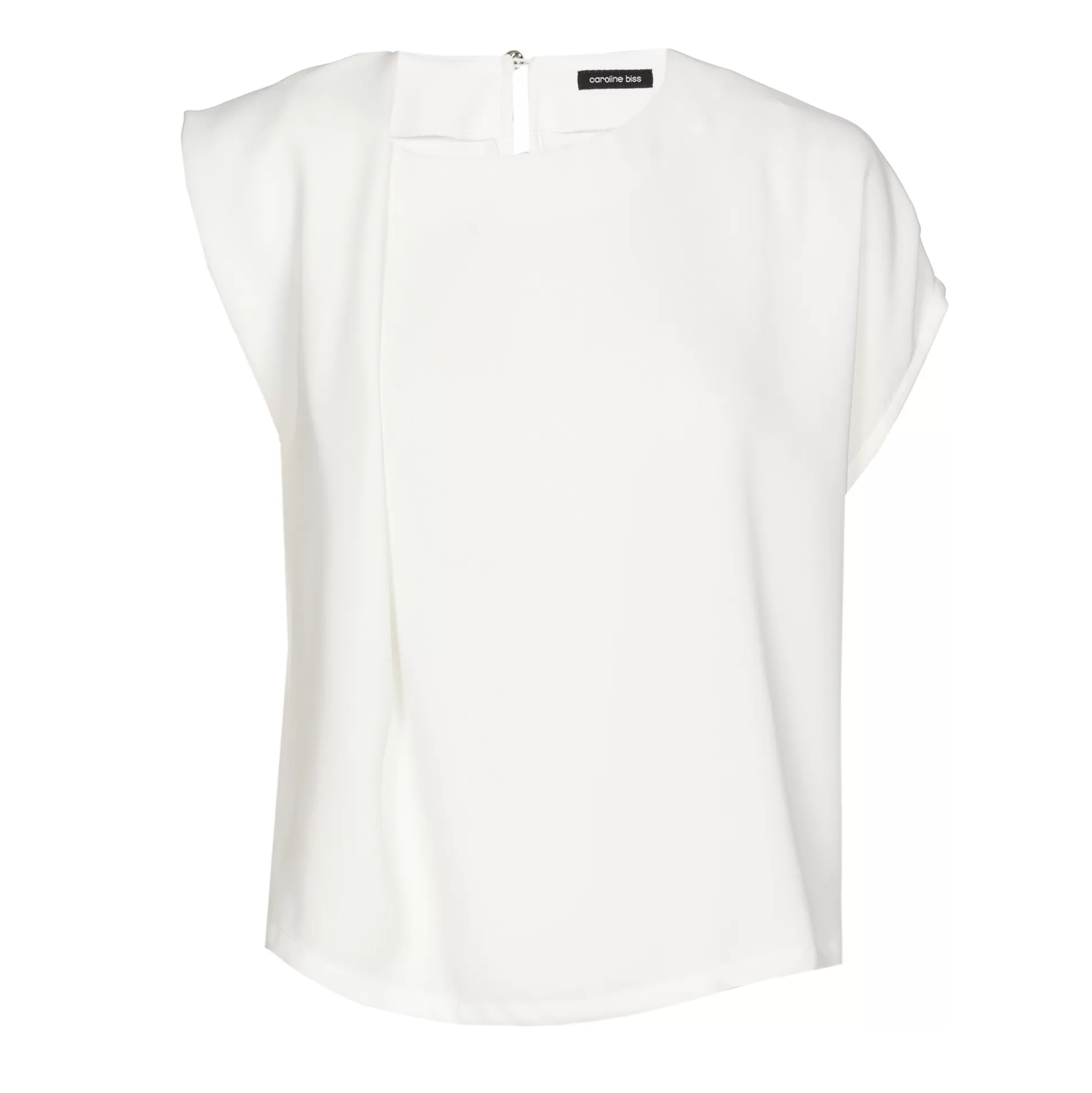 Fashion 1621-91 / Soepelvallende Asymmetrische Korte Top Vrouwen Tops