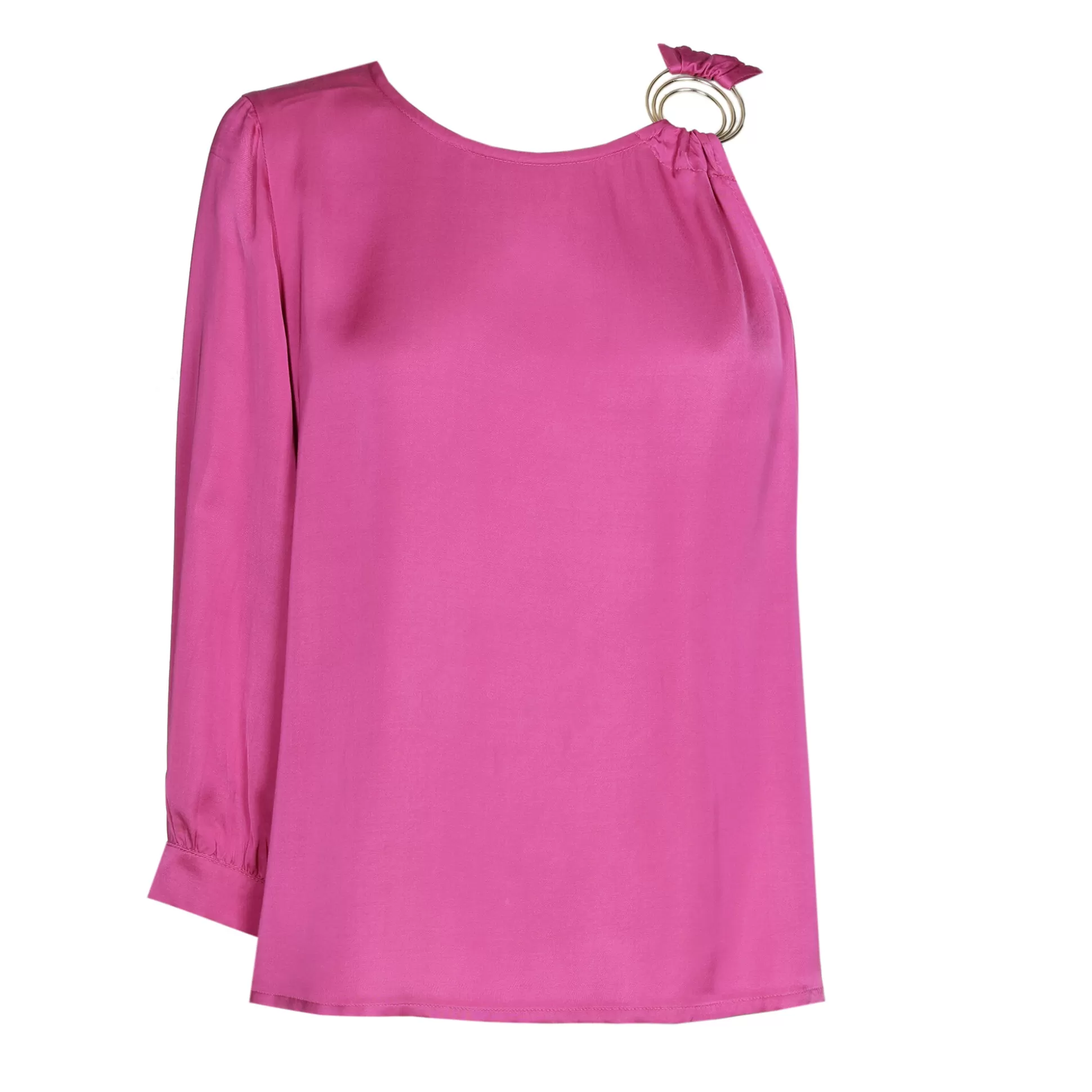 Best Sale 1631-73 / Korte Geklede Asymmetrische Top Vrouwen Tops