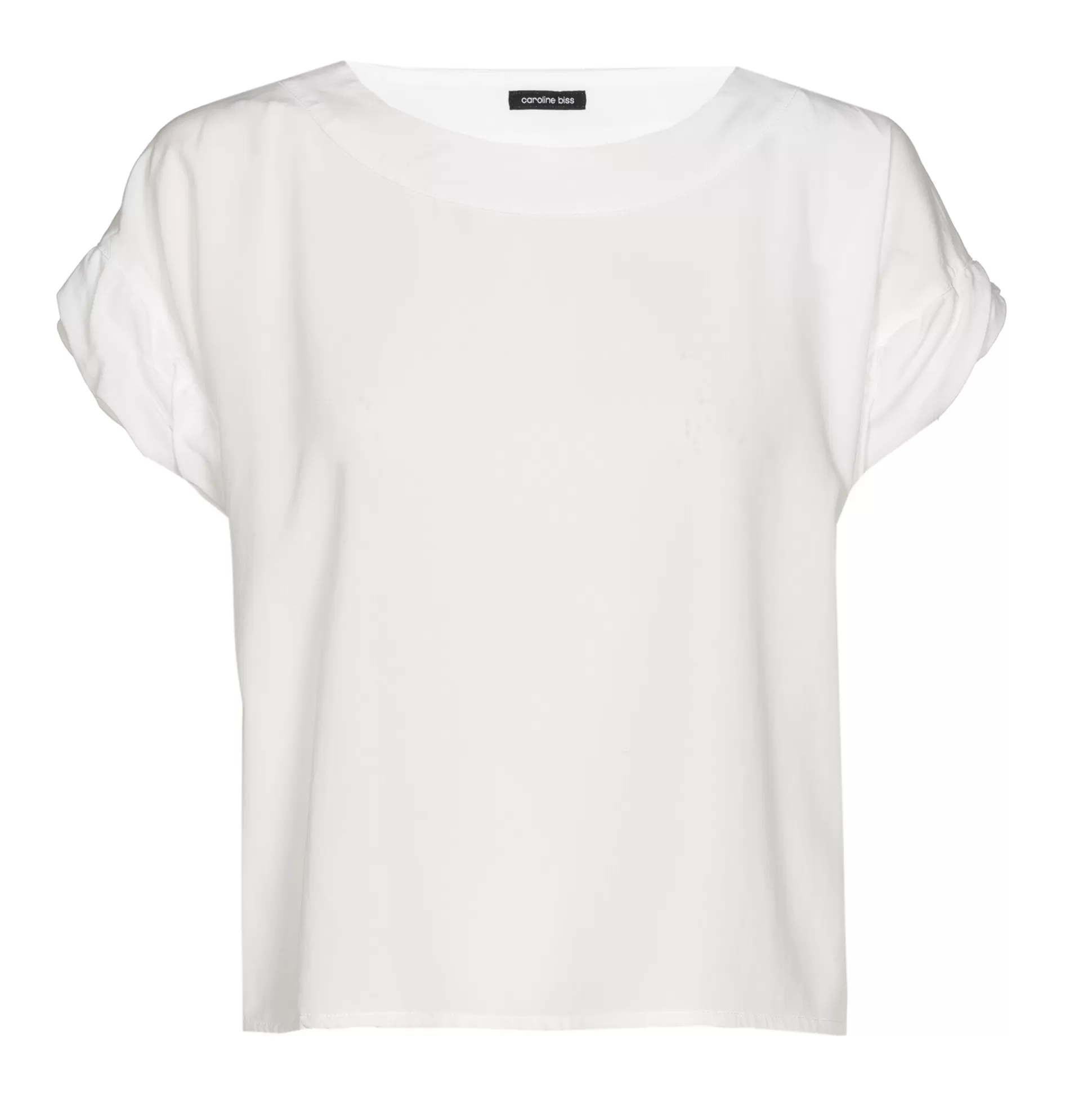 Store 1634-91 / Rechtvallende Top Met Mouweffect Vrouwen Tops