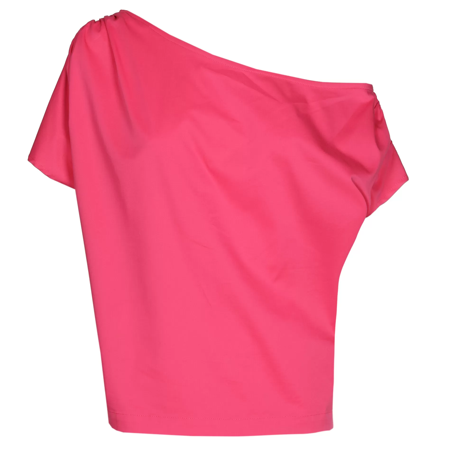 Store 1668-74 / Asymmetrische Comfortabele Top In Katoen Vrouwen Tops