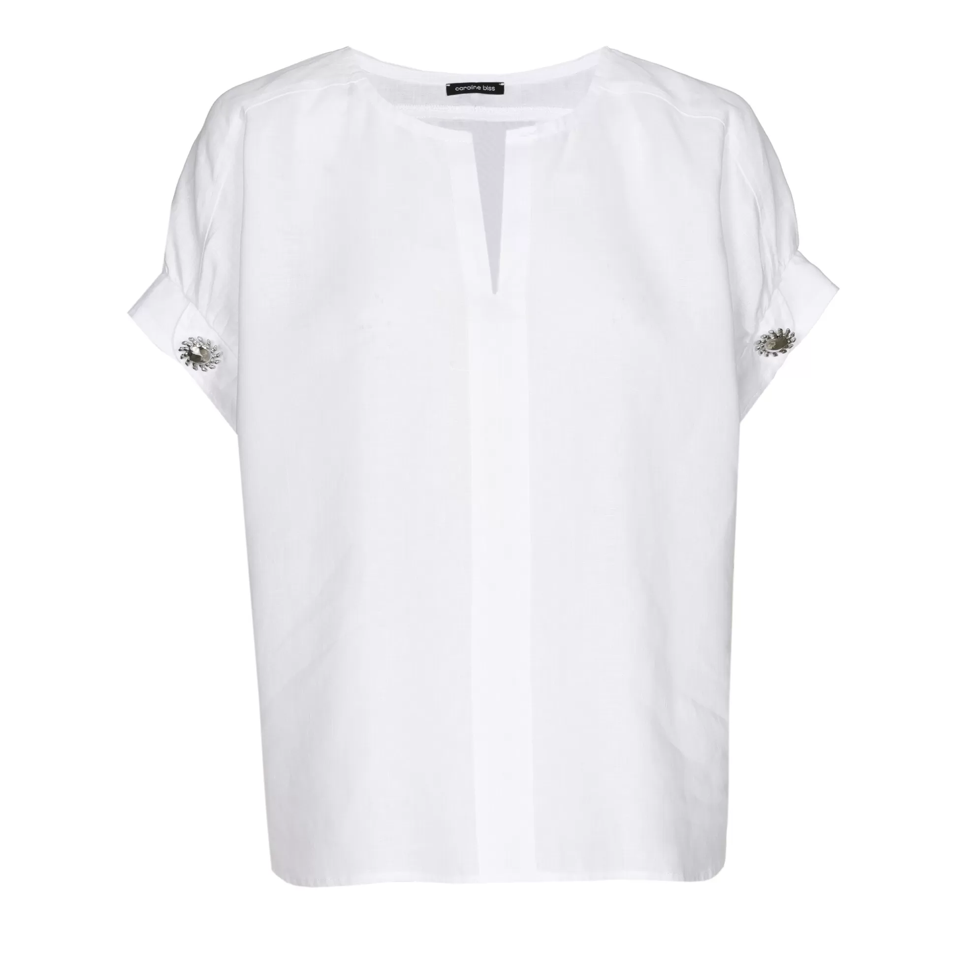 Discount 3668-90 / Rechtvallende Linnen Top Vrouwen Tops